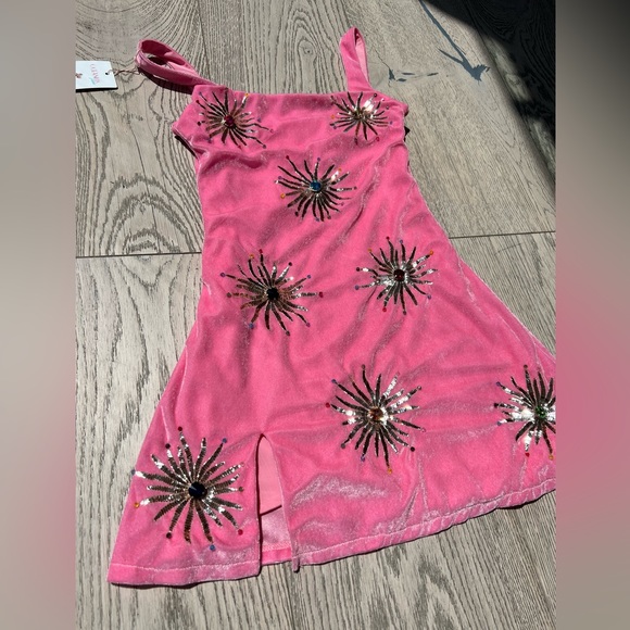 Oceanus Swimwear Callie Dress Pink Sz S - Picture 5 of 6